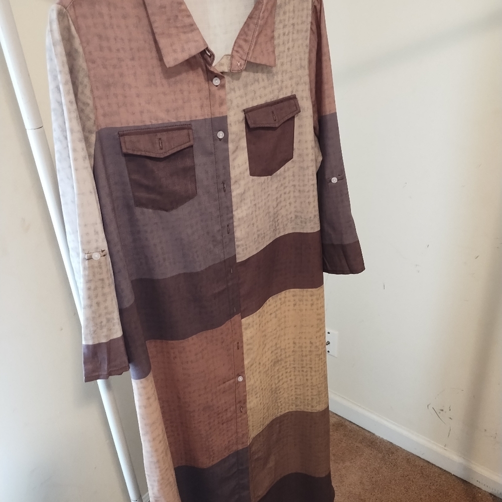 TENDENCY WOMEN'S TUNIC DRESS SIZE L